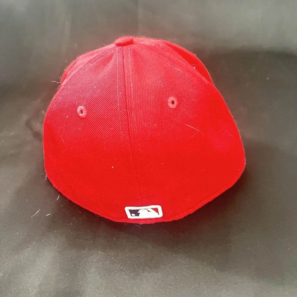 New Era 59FIFTY Los Angeles Angels Red Fitted Cap Size 7 MLB